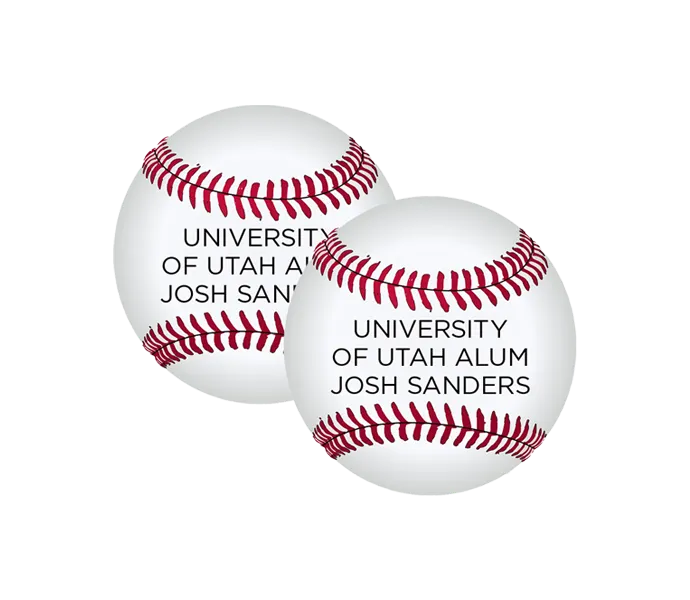[UTES WHITE BASEBALL PACKAGE] White Baseball Package with Keepsake (Paver)