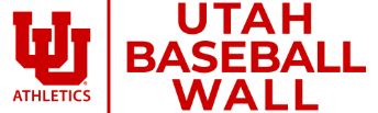 University of Utah Baseball Wall